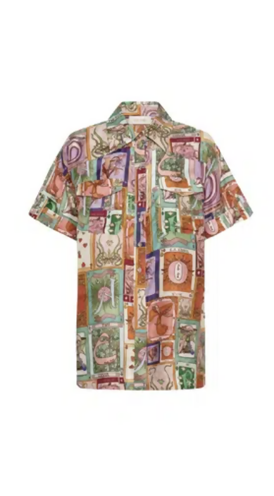 Kate Ford Cairo Silk Oversized Tee & Pants Set size 3 (AU12)