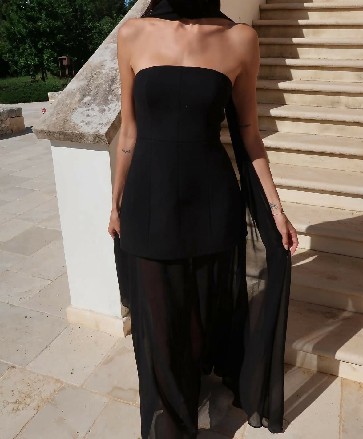 Sheike Marissa Dress in Black Size 8
