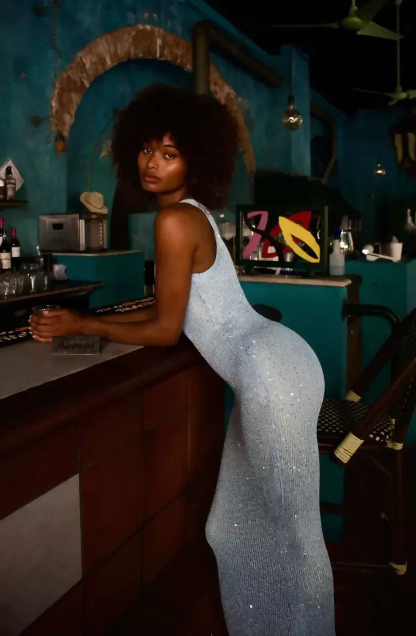 strapless open back dress Asta Resort Ana Dress