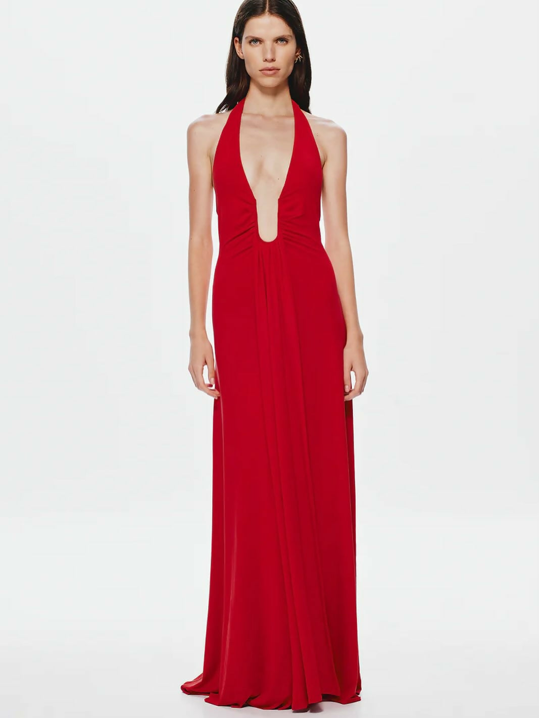Misha Jennifer Cupro in Cherry Size Small
