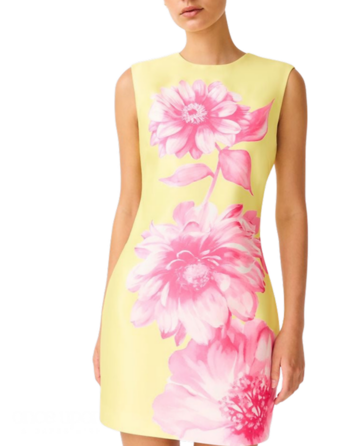 Elliatt Sybella Shift Mini Dress Pink Yellow Floral