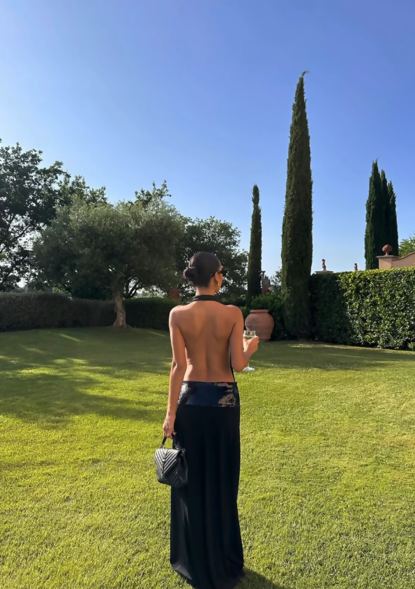 Ance Gria Adele Gown - Black Size XS