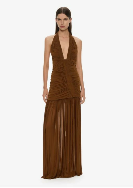 Christopher Esber Orion Gown in Russet Size 6, 8, & 10