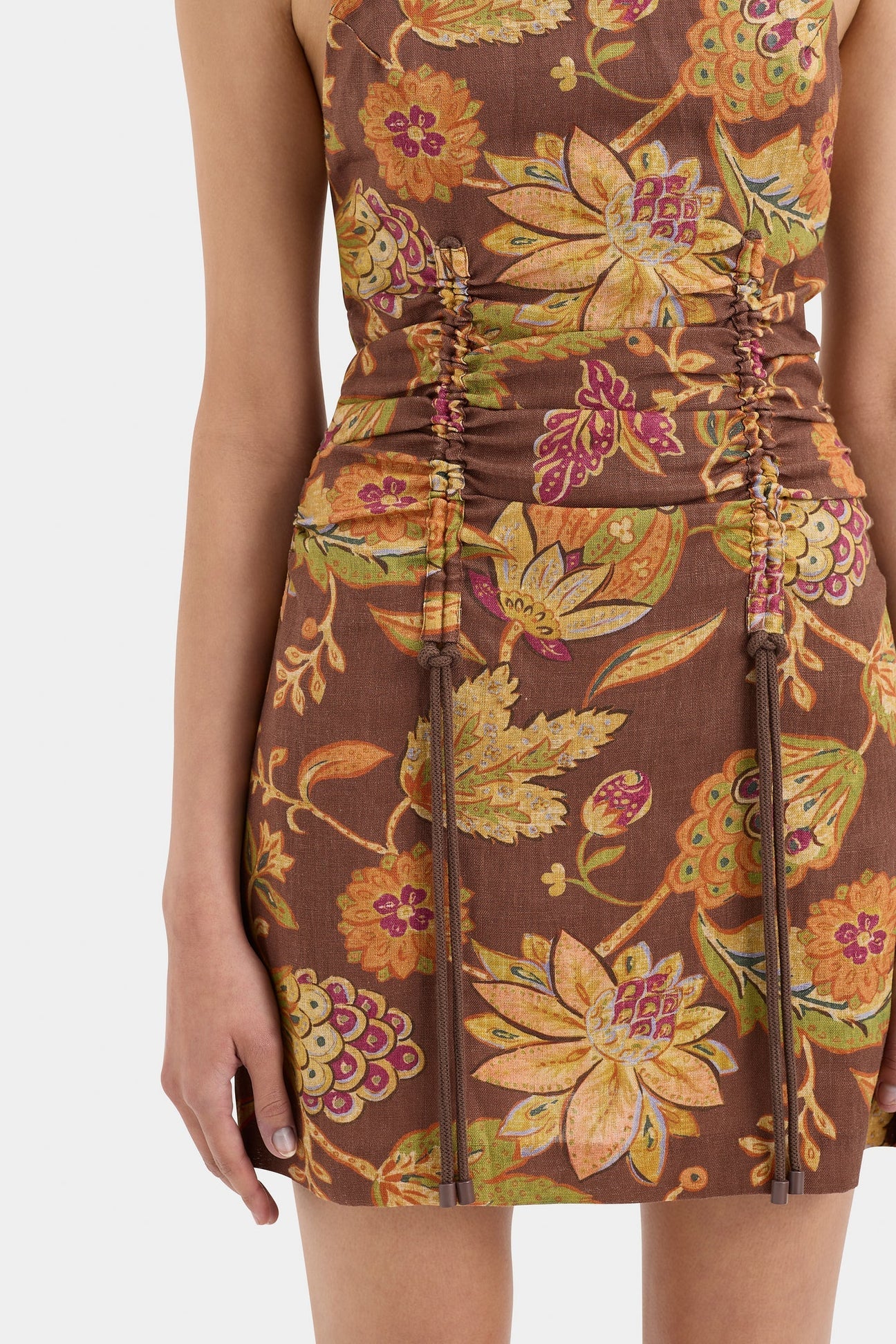 SIR the Label Josefina Corded Halter Mini - Mojave Floral