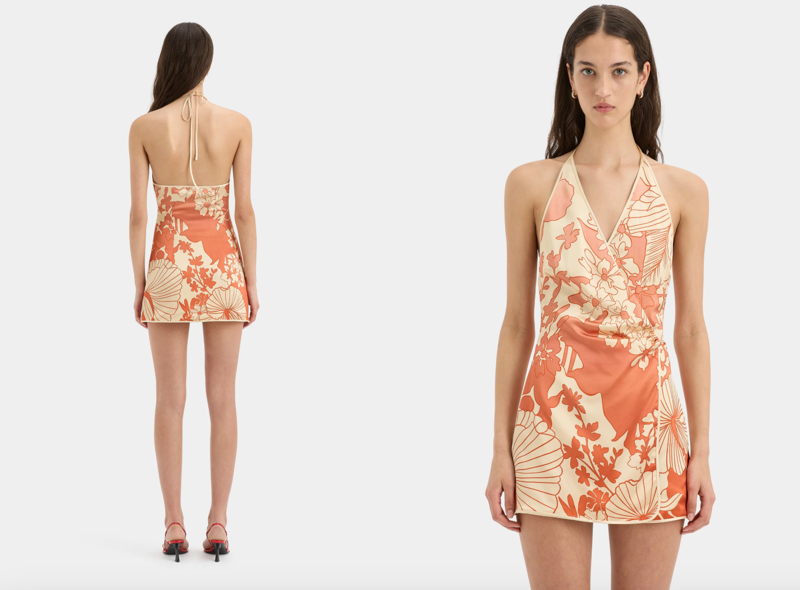 SIR The Label Como Twist Mini Dress