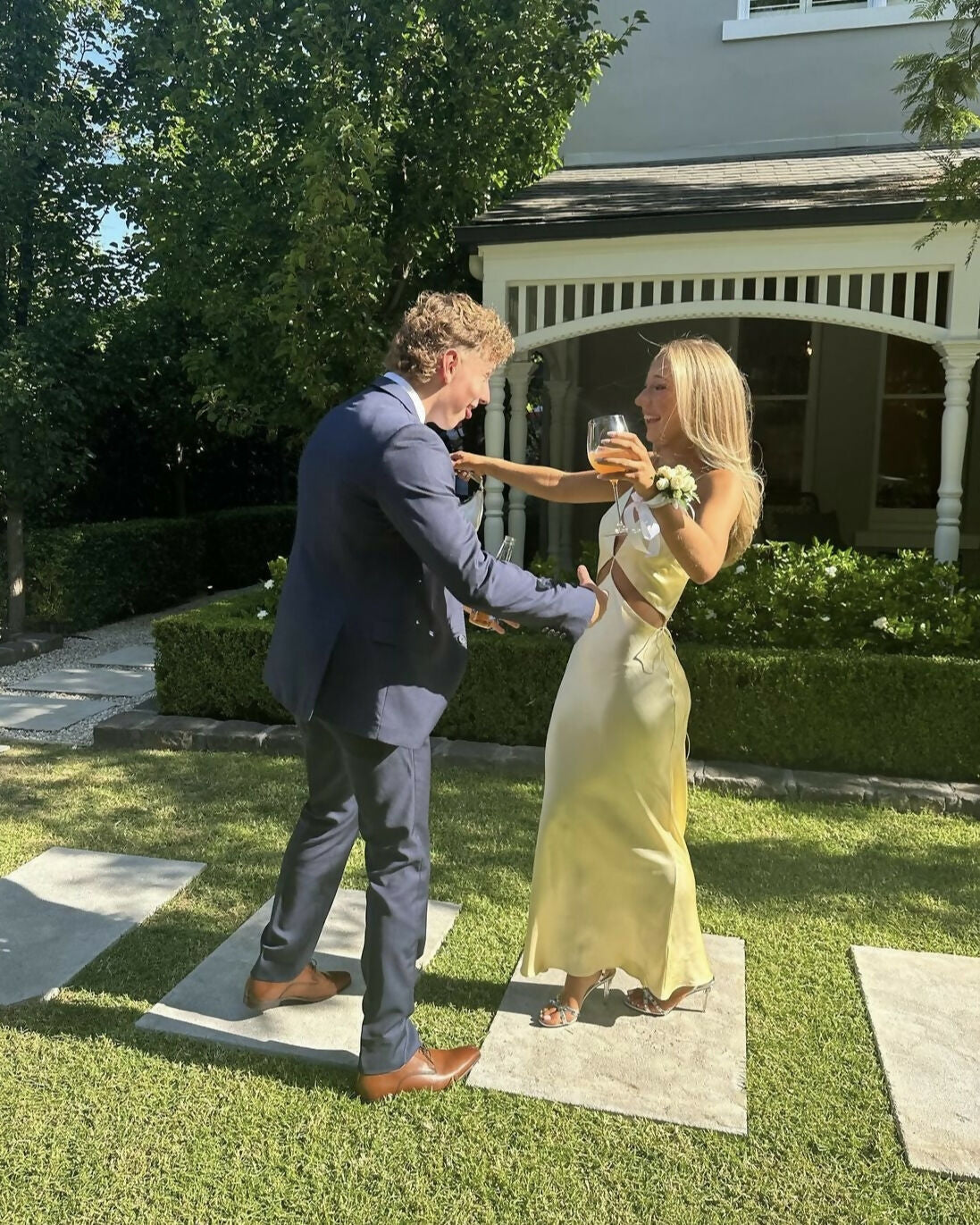 slim fit dress slacks Fabienne Gown main image 0