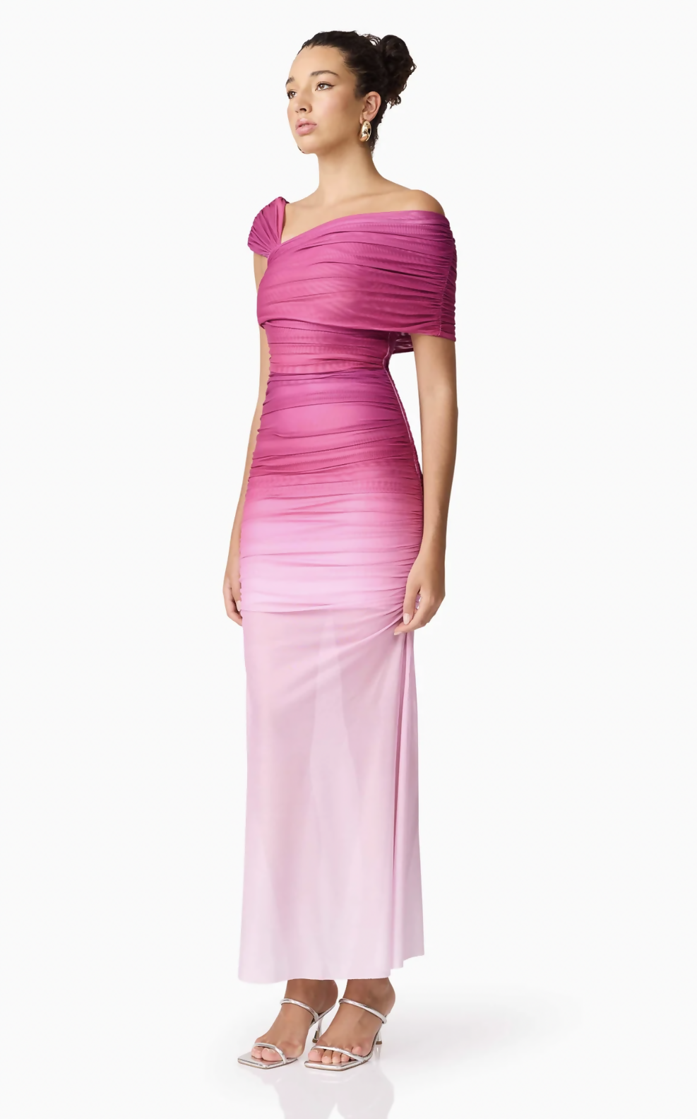 Elliatt Brigitta Maxi Dress in Orchid Ombre size L / AU 12