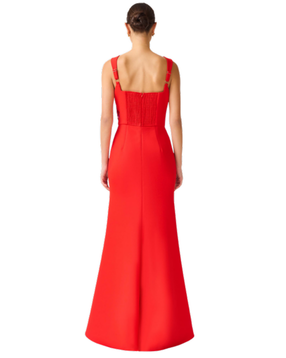 Elliatt Fleurisca Embroidered Gown Scarlet Red