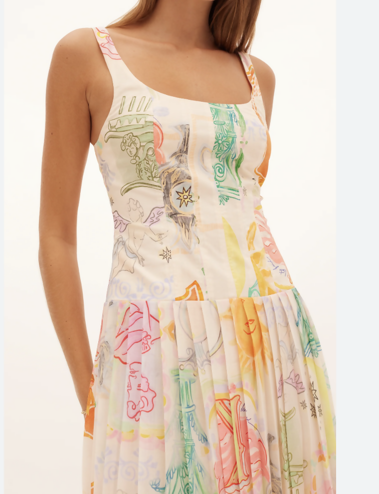 Kate Ford Ethelinda Pleated Corset Dress size 4/AU14
