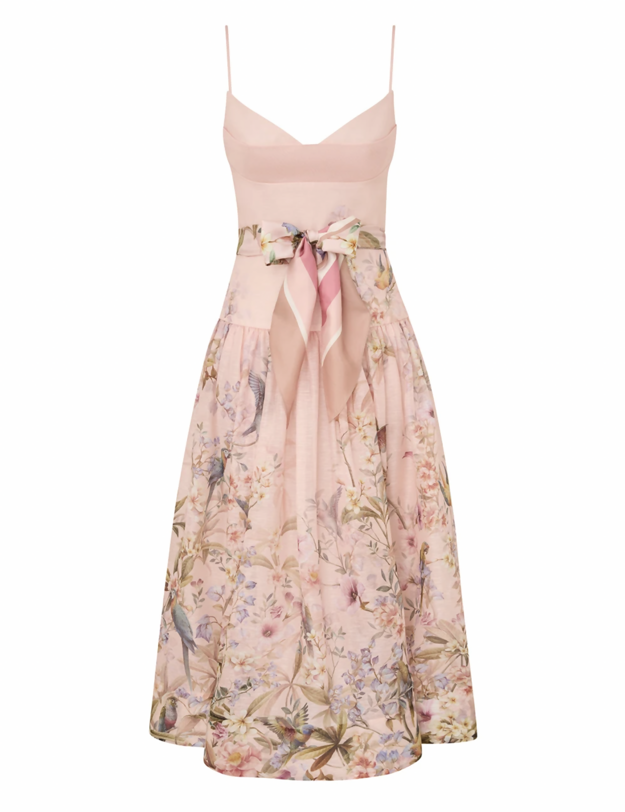 Zimmermann Rebellion Fitted Picnic Dress pink Size 3 / AU 14