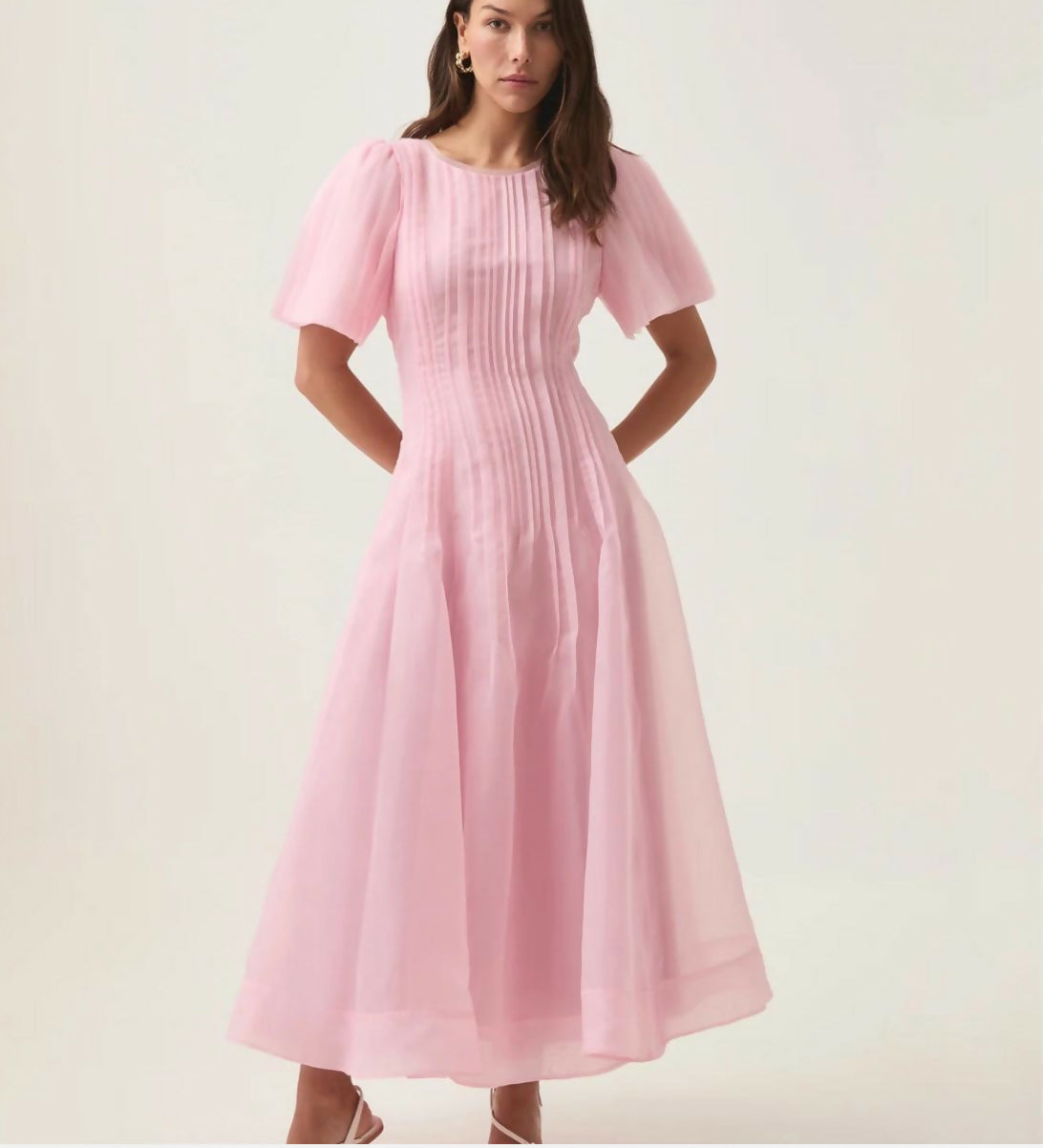 Nova Pleated Midi Dress Size 8, 10, & 14