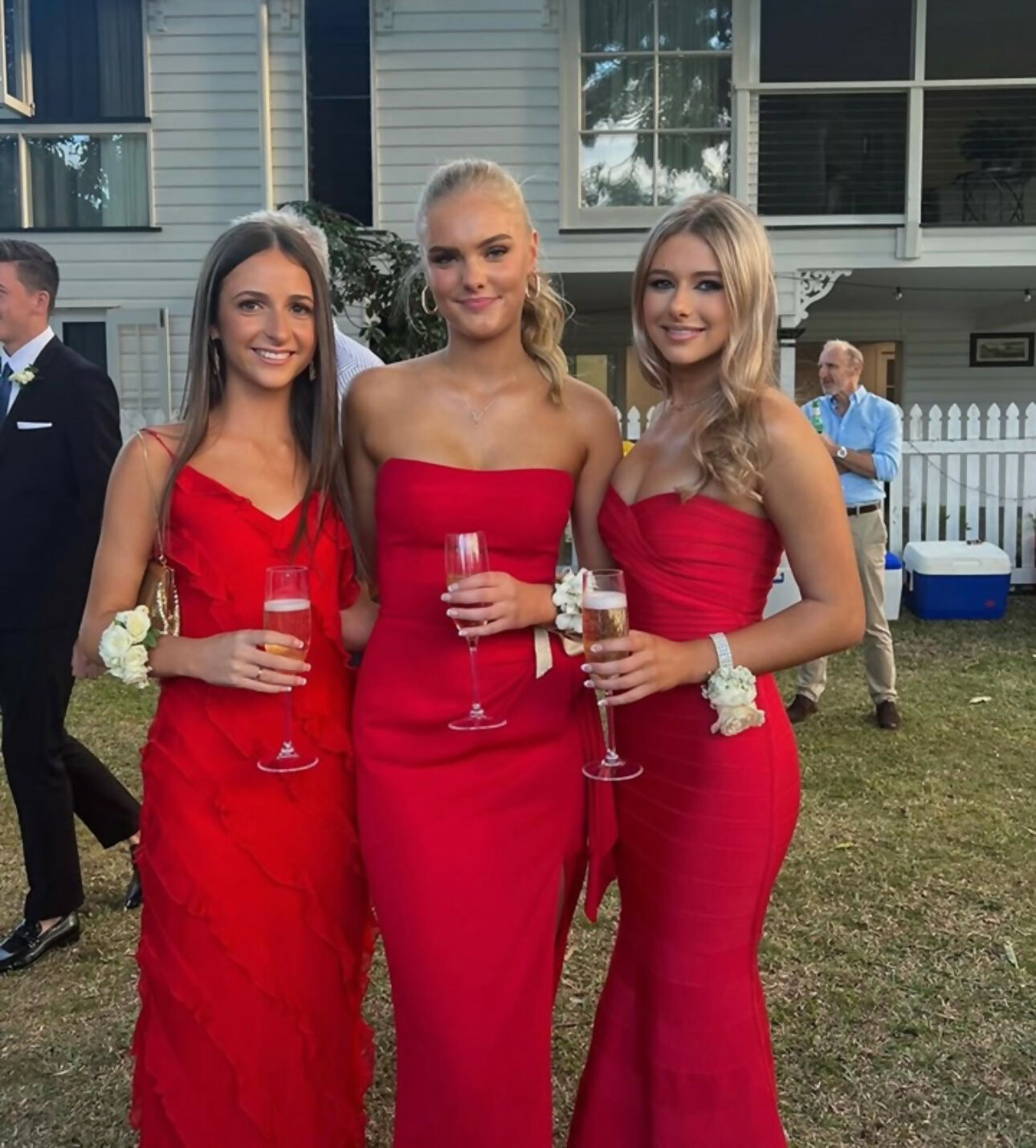 Hervé Leger Sara Red Bandage Gown Size XXS