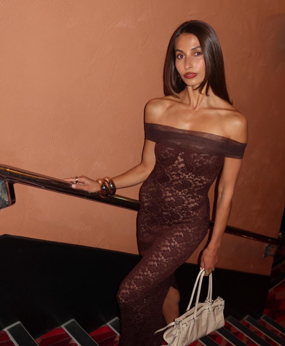 Arcina Ori Milana Dress - Chocolate Size Small