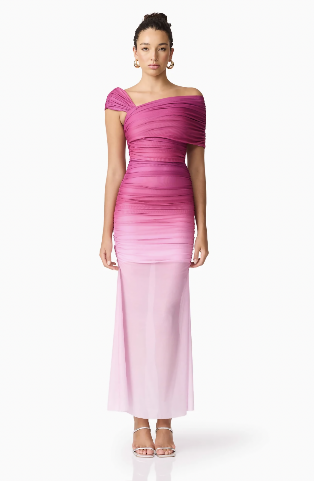 Elliatt Brigitta Maxi Dress in Orchid Ombre size L / AU 12