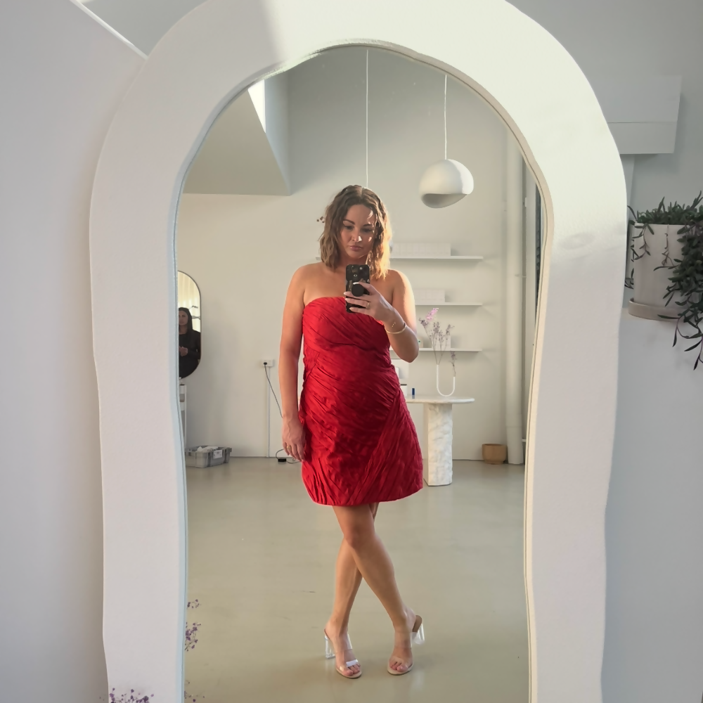 Aje Anima Ruched Mini Dress