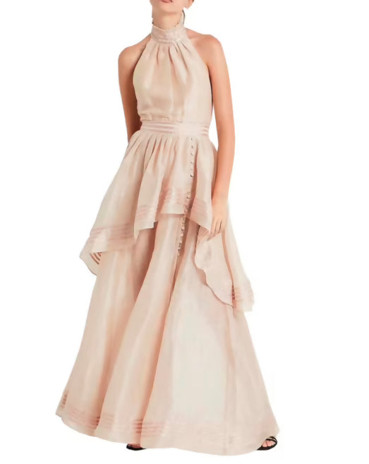 Aje Sienna Dress in Blush