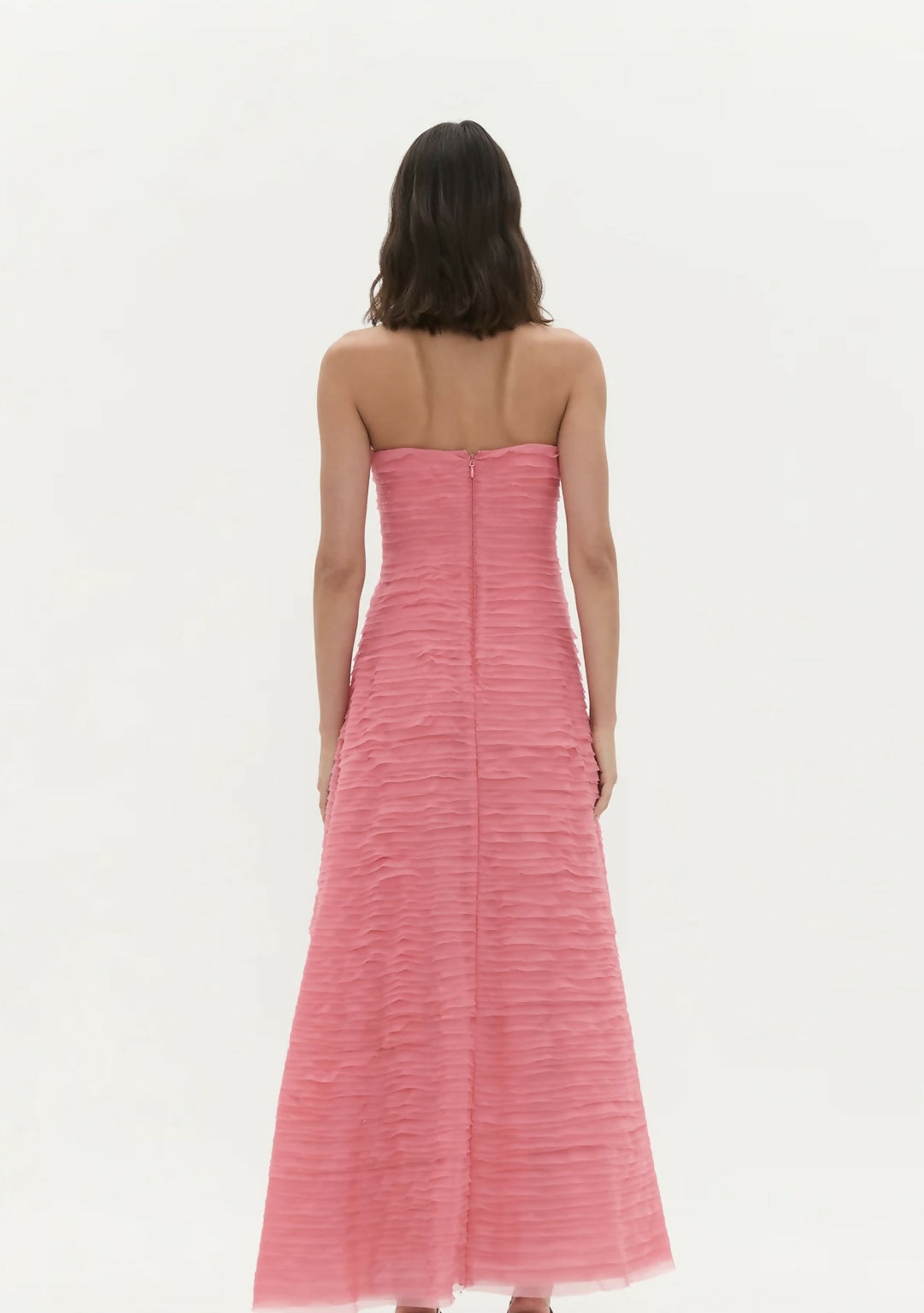 Soundscape Maxi Dress in Guava Pink Sizes 10 & 12