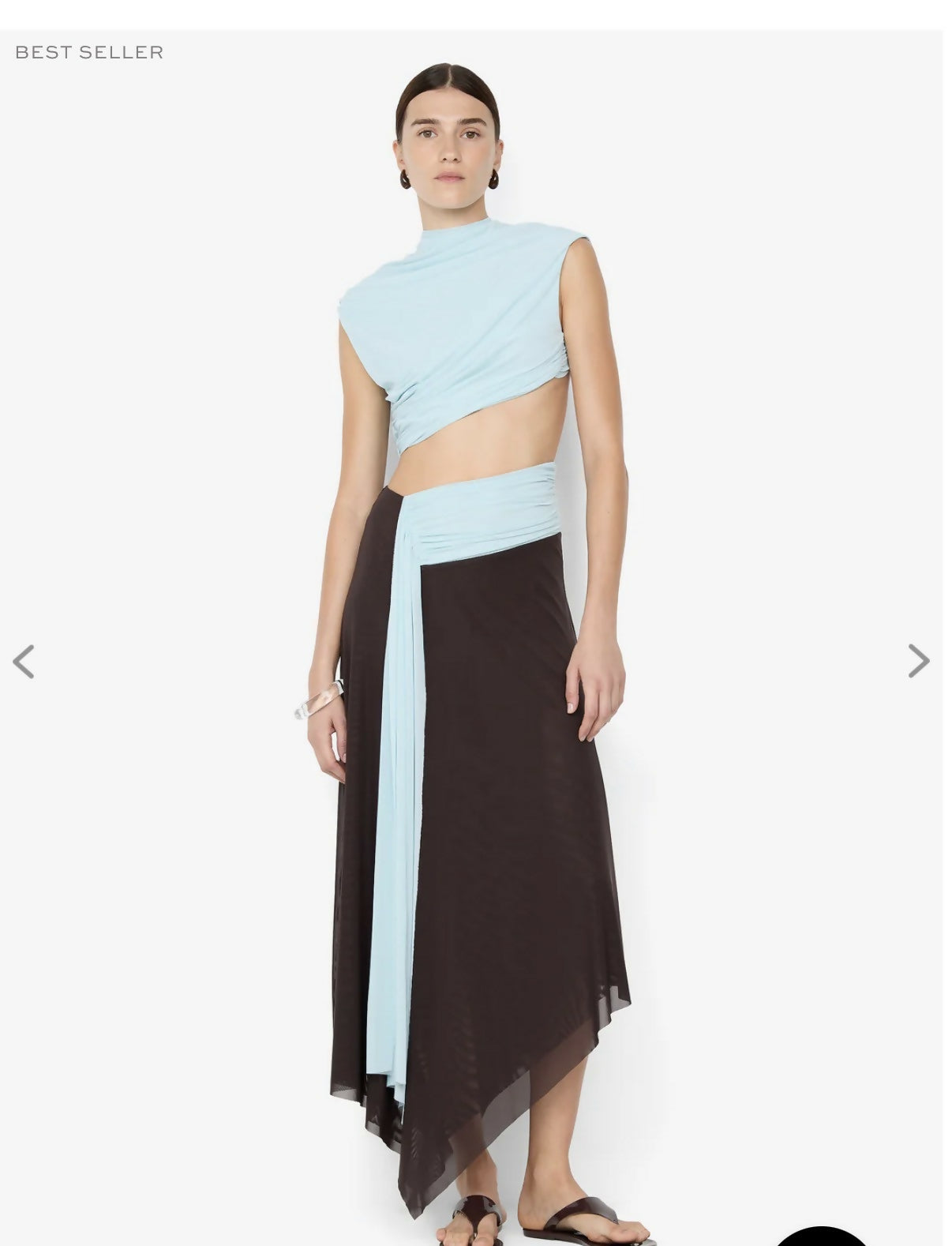 Bec and Bridge Connie Asymm Midi Dress Size 6