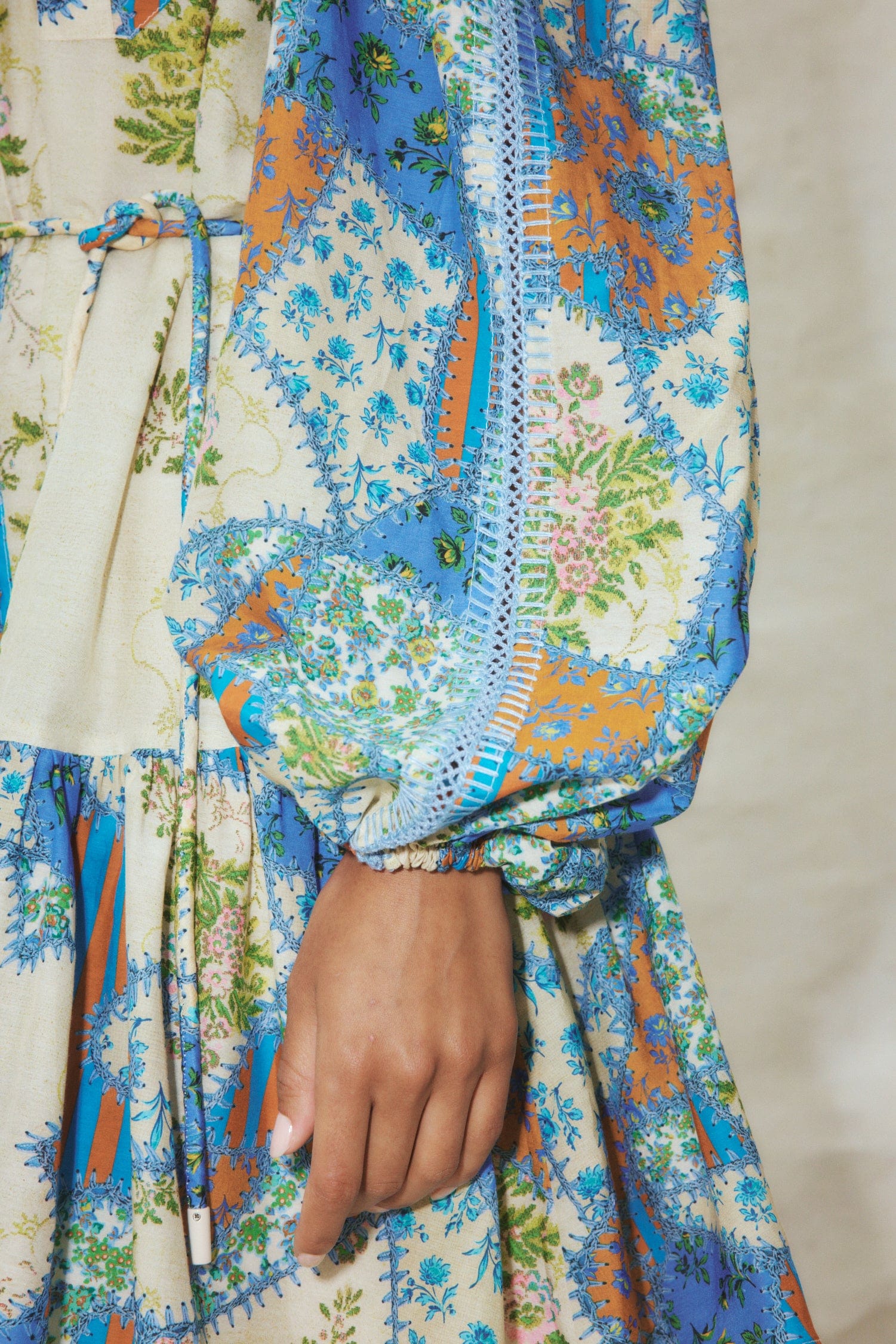 Alemais Skye Patchwork Mini Dress