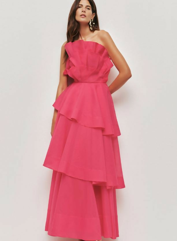 Aje Selestia Gown in Pink Magenta Size 6, 8, & 10