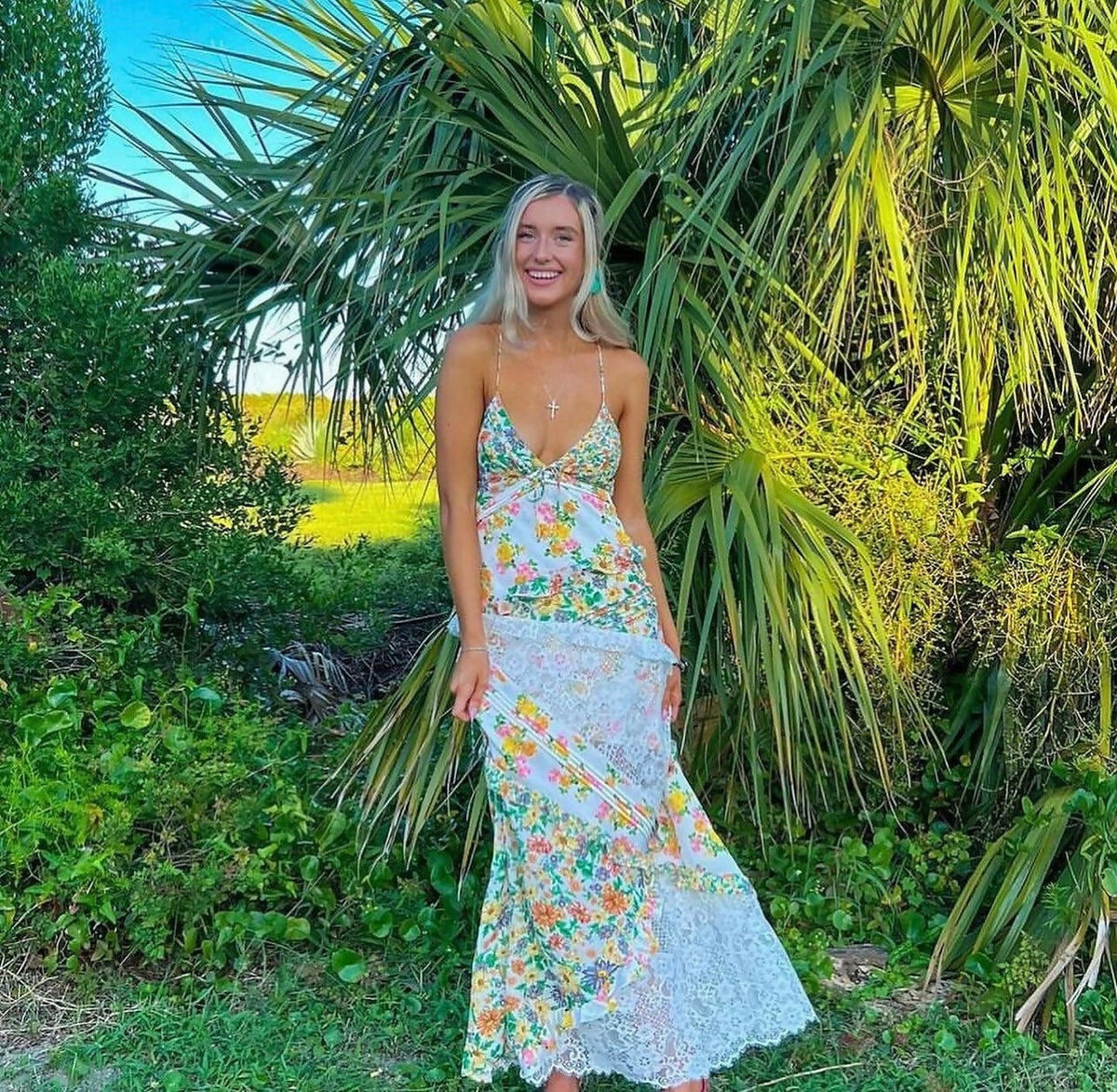 For Love and Lemons Rosalyn Maxi Dress | The Designer Hire For Love and Lemons Rosalyn Maxi Dress | The Designer Hire