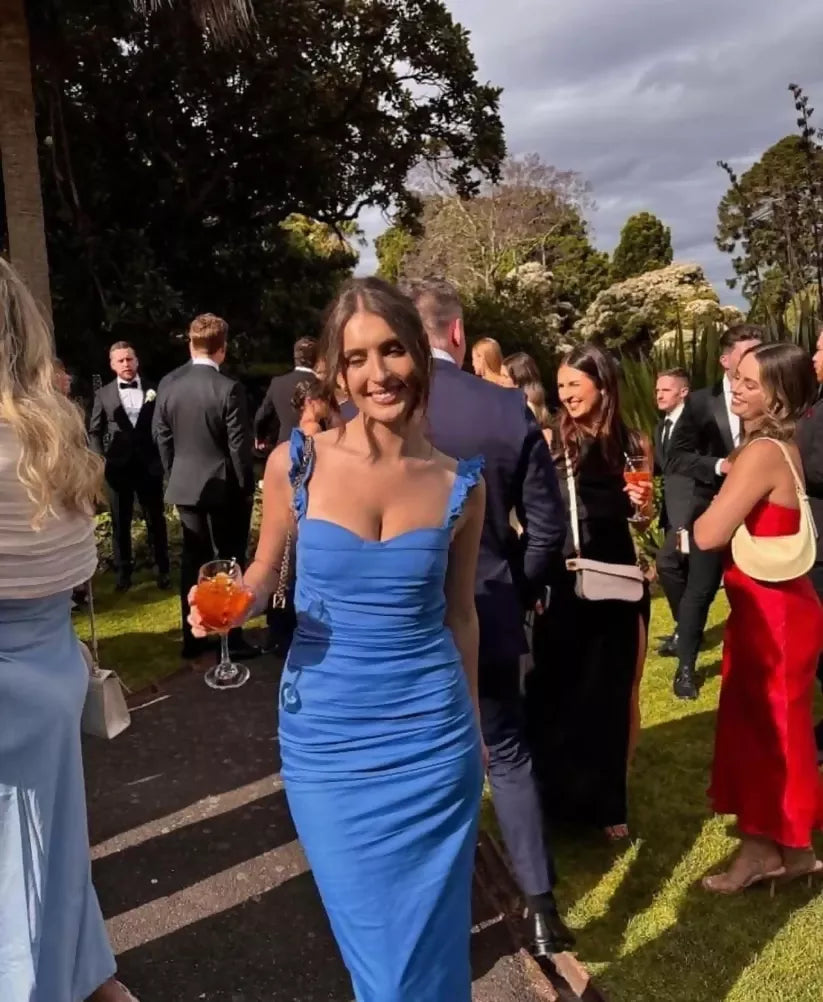 azul blue dress Sir the label Azul Maxi Dress