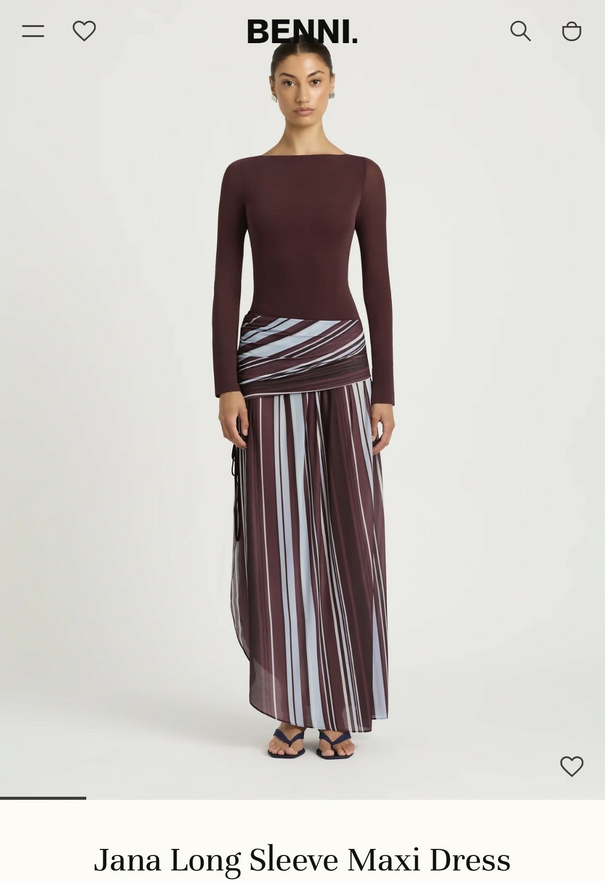 Benni Jana Maxi Dress Size Small