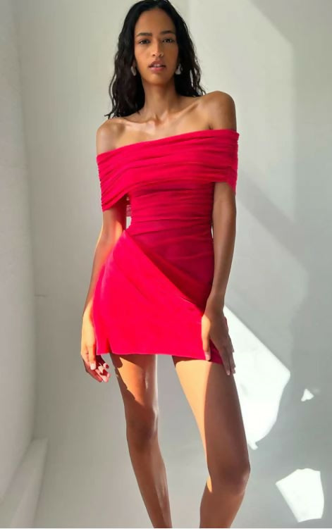 Benni Nico Mini Dress Watermelon main image 1