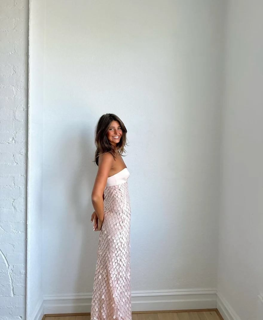 strapless open back dress Time To Shine Slip Dress – MANNING CARTELL