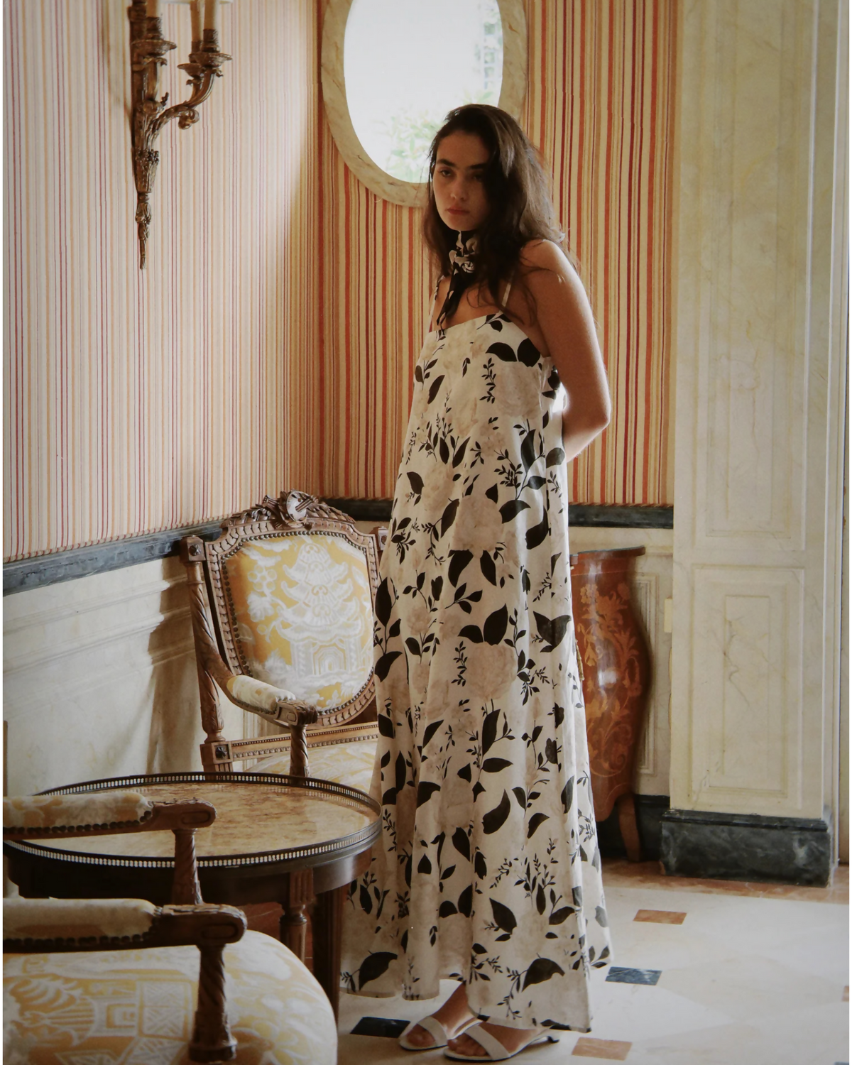 Morton Mac Camilla Maxi Dress Verdant Rose
