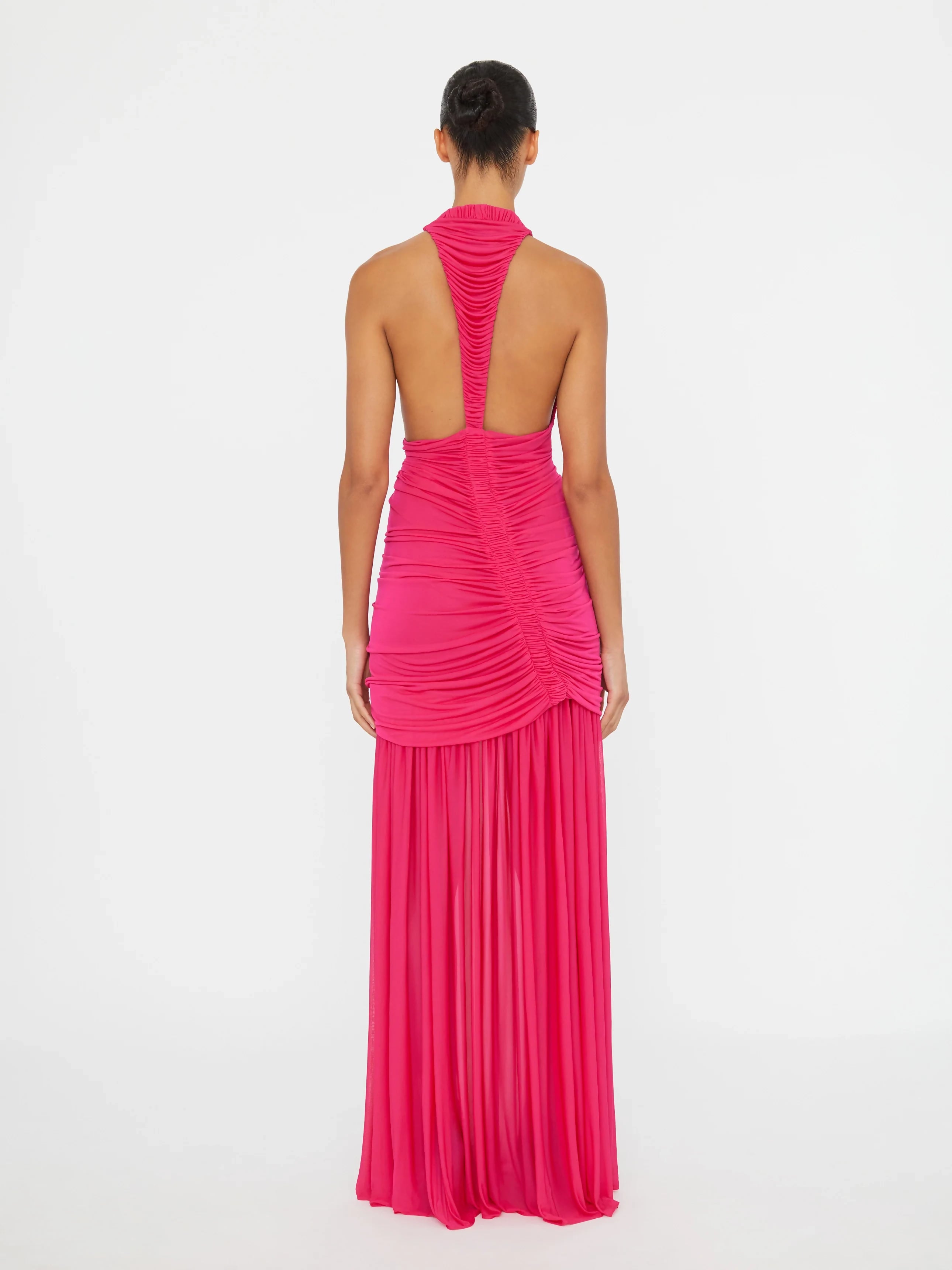 Christopher Esber Orion Magenta Pink Gown Size AU 4