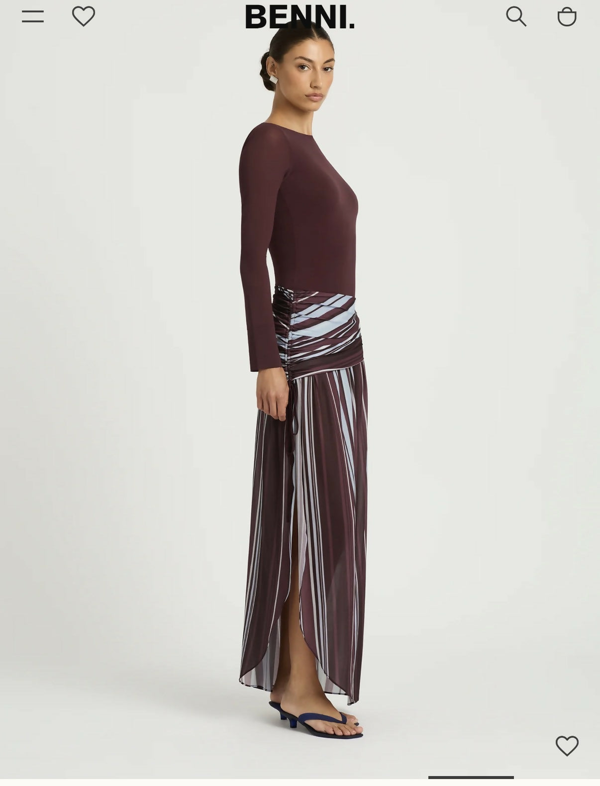 Benni Jana Maxi Dress Size Small