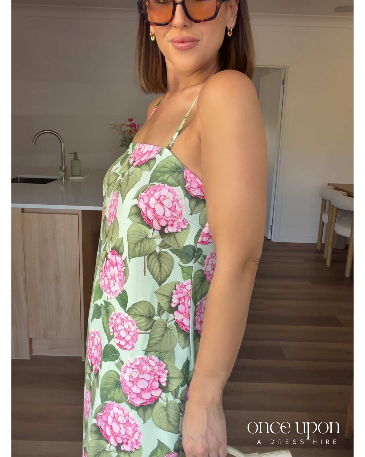 Palm Noosa Alessia Dress Pink Jardin