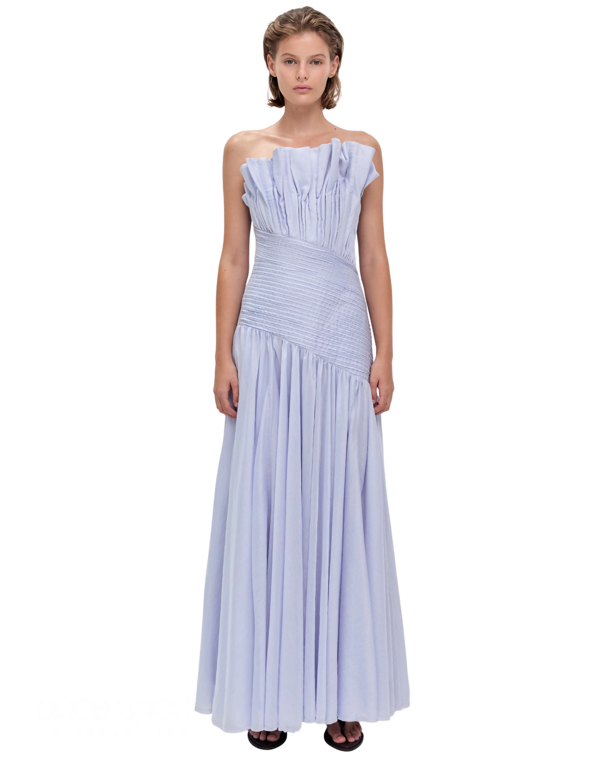 Aje Aquiline Gown French Blue