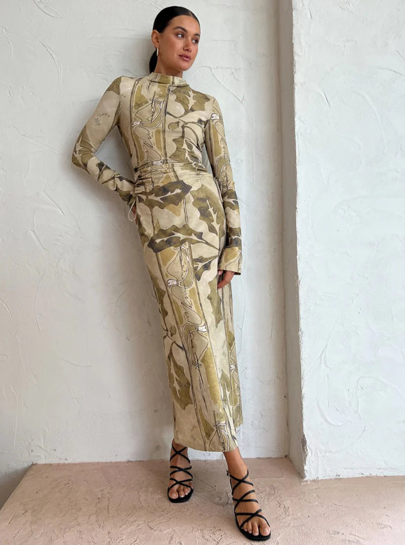 Camilla and Marc Khya Printed Midi Dress in Khya