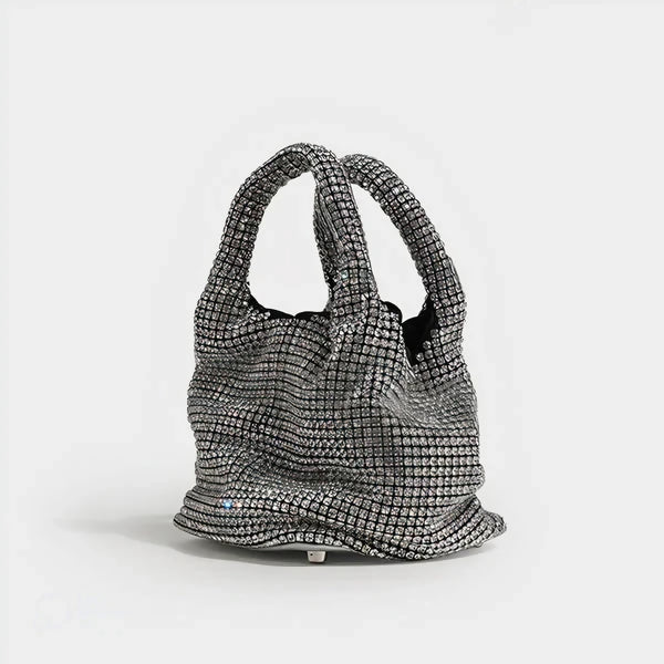 Giarite Brilly Crystal Mini Bag Silver | The Designer Hire