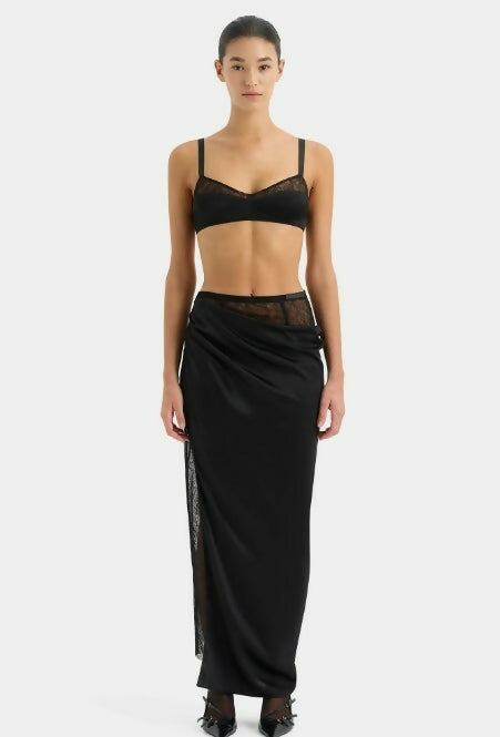 SIR DUNYA DRAPED SKIRT + BRALETTE SET