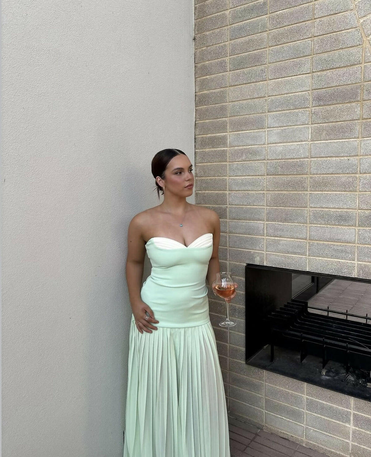 she is olla green dress Nicollette Maxi Mint Black Friday deals USA