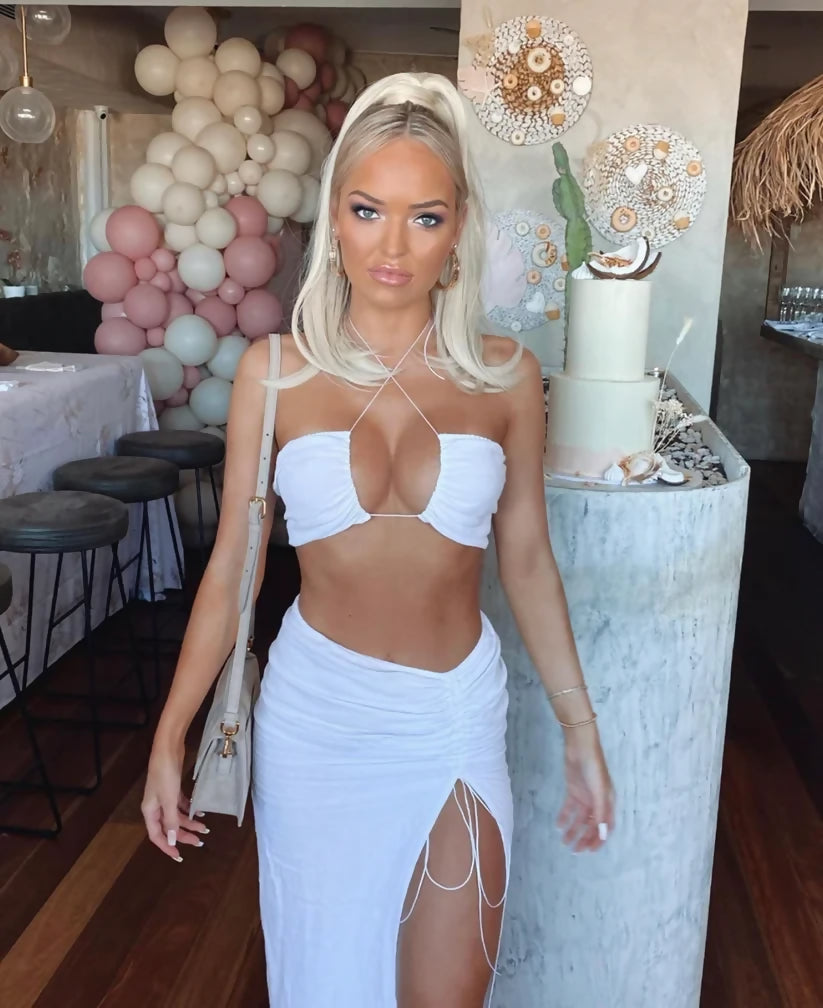 Natalie Rolt Bellini Set - White