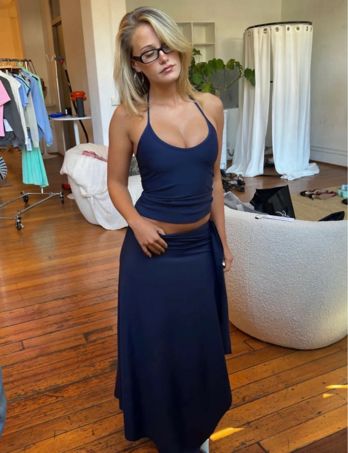 Jemima Set in Navy Size S/M