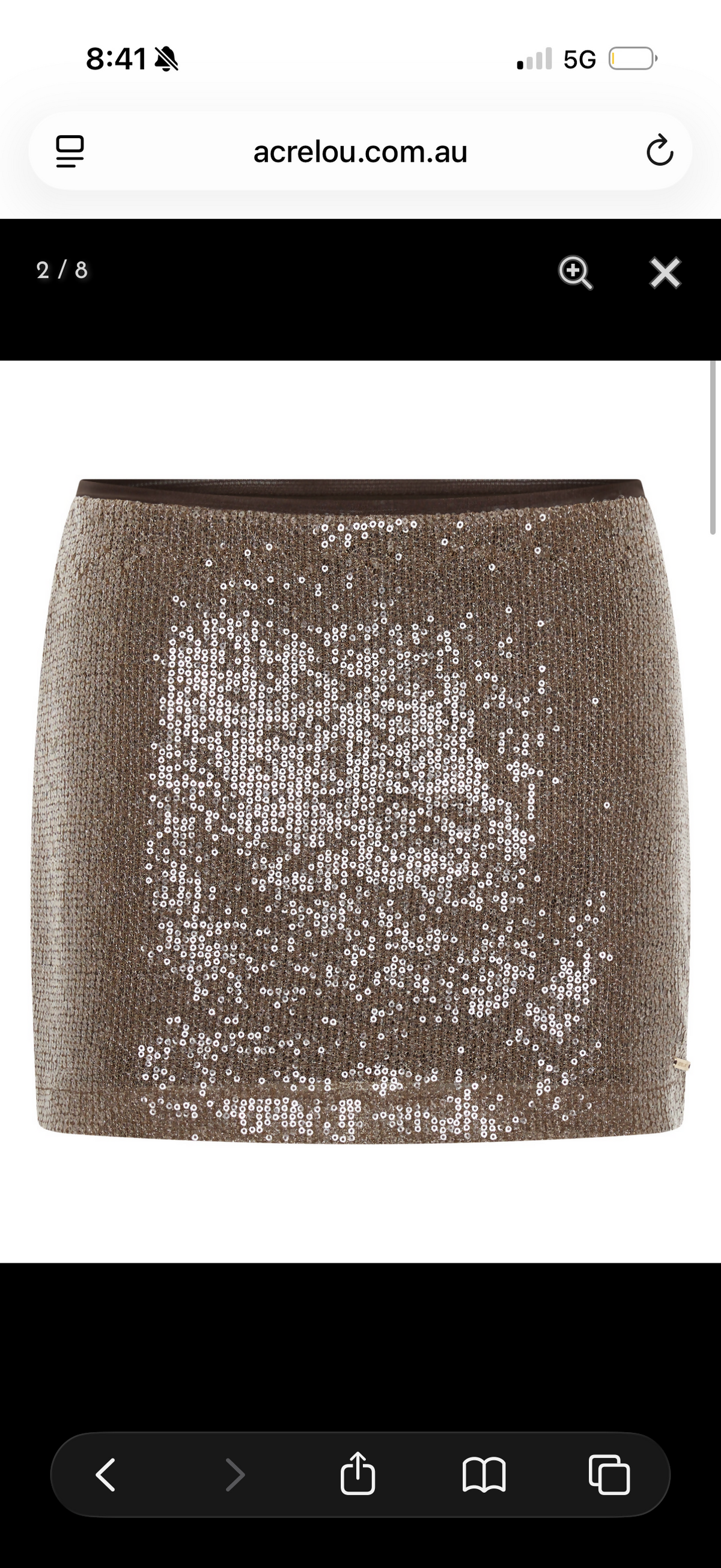 Oska top and dinner plans mini skirt Size Small