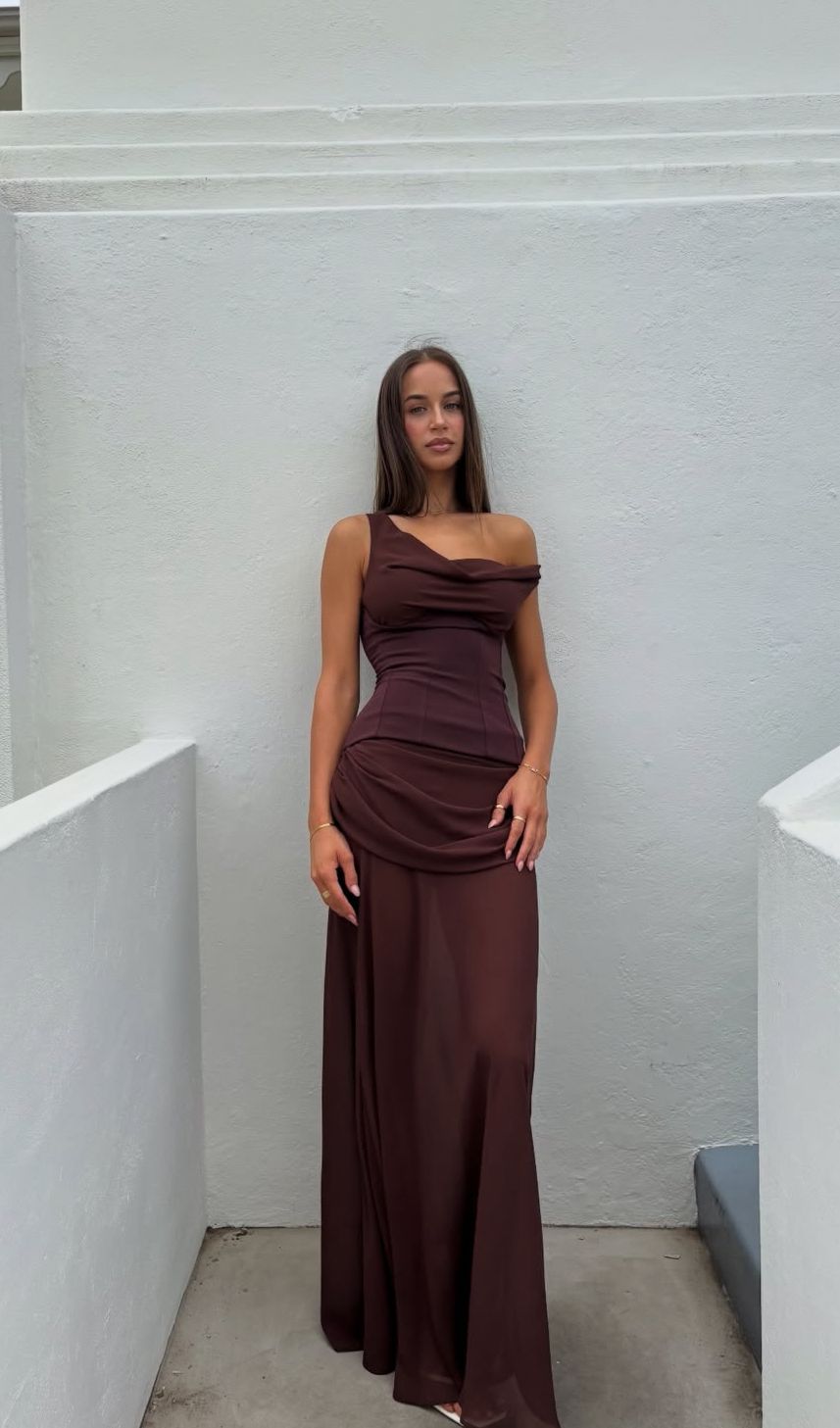 natalie rolt corset dress Hire Natalie Rolt Cadence Gown Espresso  Dress for a Night