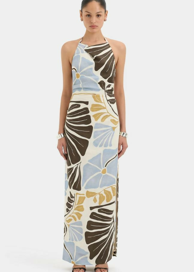 Sir Lola Pleated Midi Dress Size 8, 10, & 12