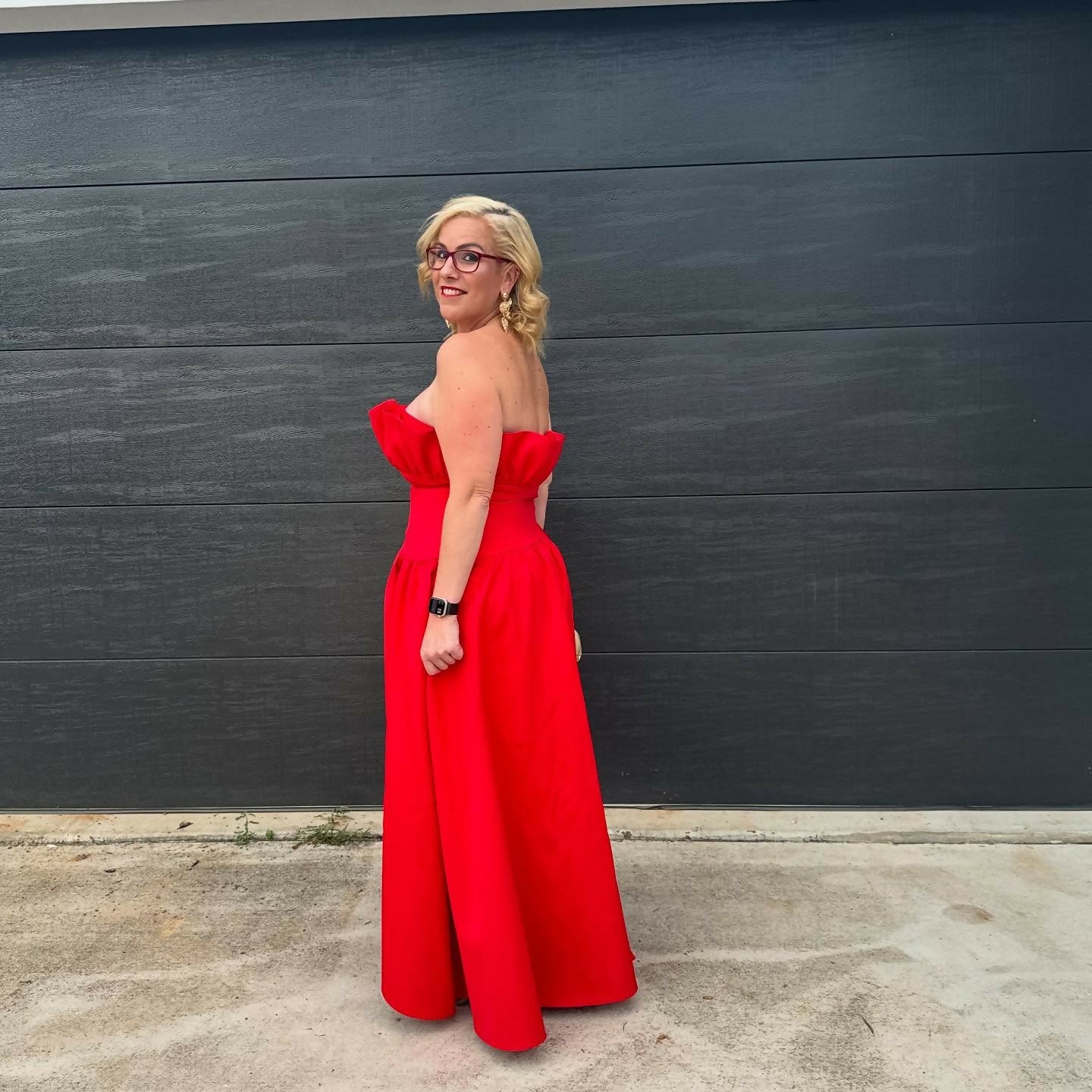 Elliatt Laurel Sleeveless Maxi Dress in Red Size L / AU12 & XL / AU14