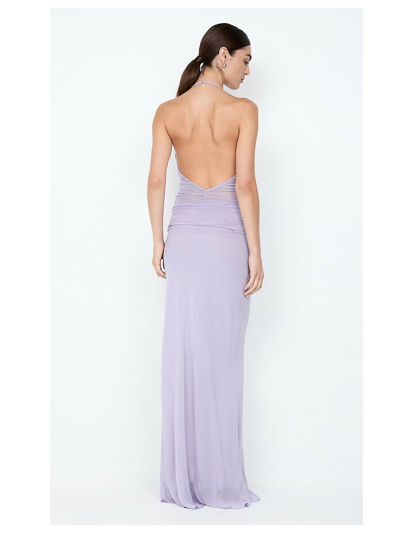 Delilah Halter Maxi Dress Wisteria Purple Size 8