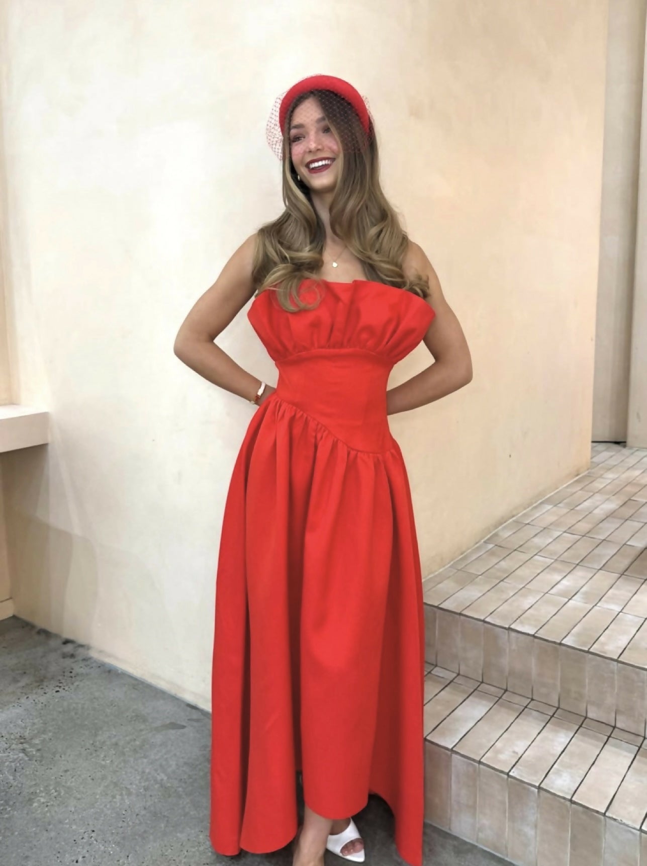 Elliatt Laurel Sleeveless Maxi Dress Red Size AU 4, AU 6 & AU 10