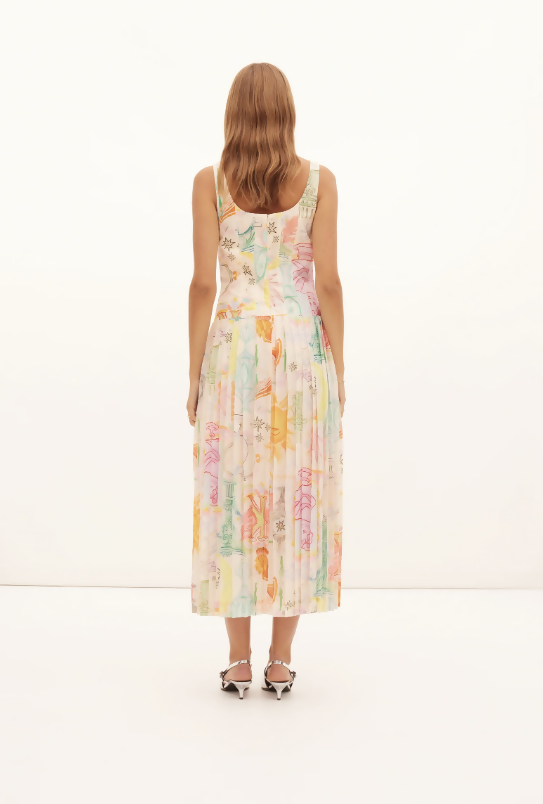 Kate Ford Ethelinda Pleated Corset Dress size 4/AU14