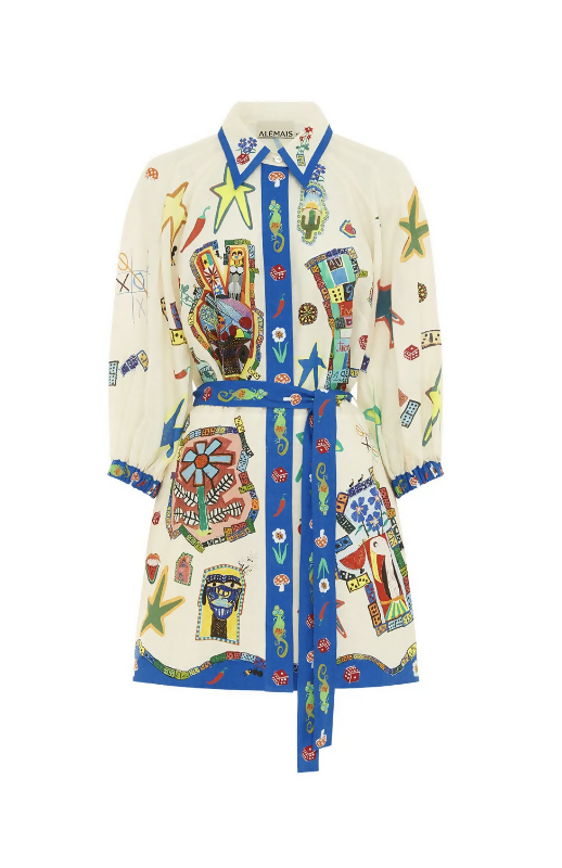 ALÉMAIS Players Mini Dress