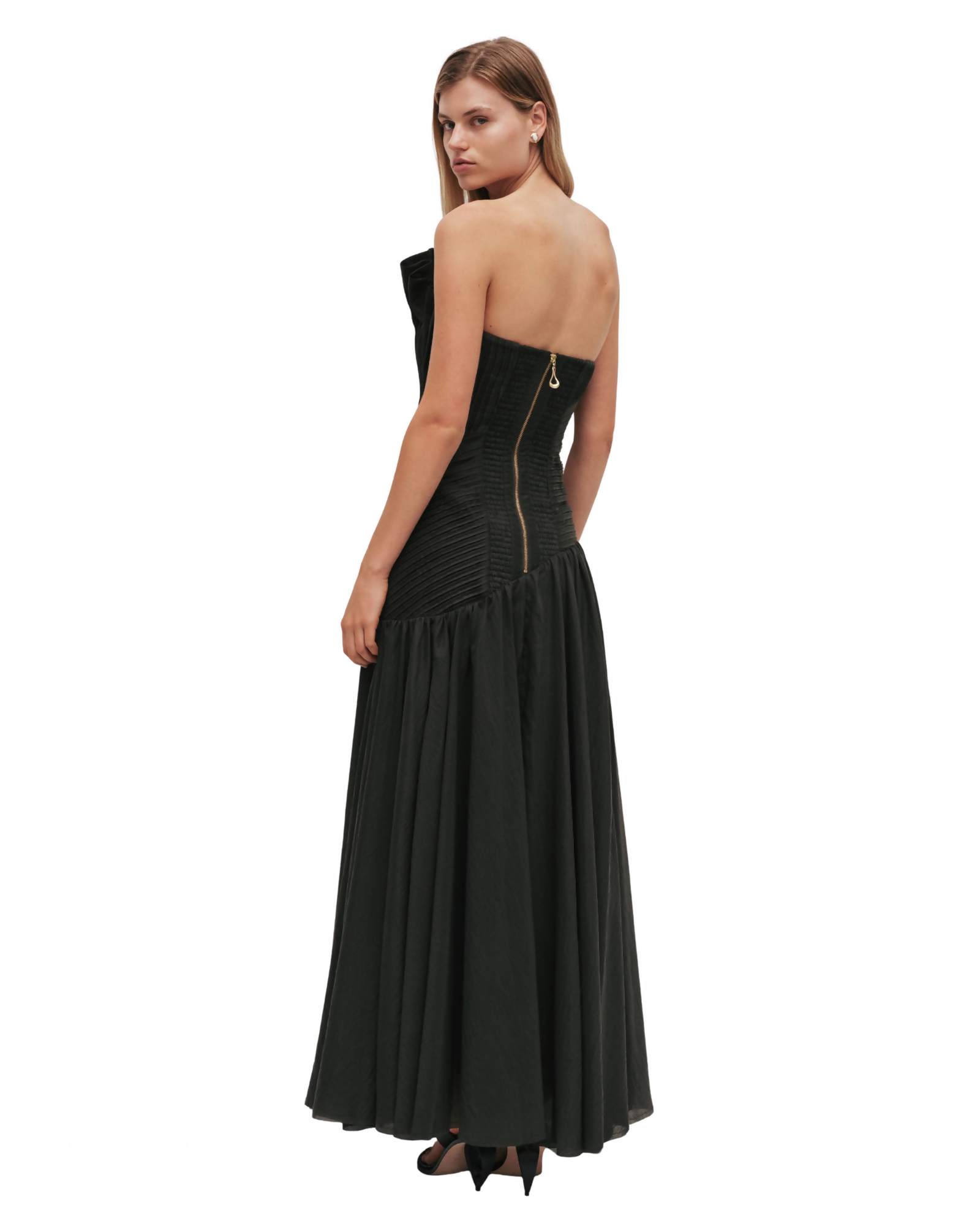 Aje Aquiline Gown Hunter Green Size 10 & 14