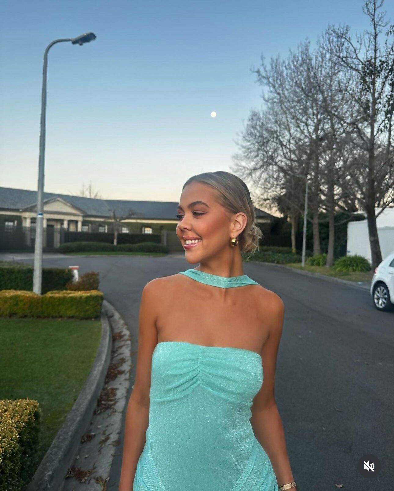 Khanums Kesca Mint Maxi Dress